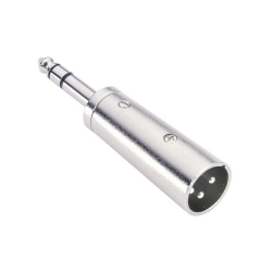 ADAM HALL 7855 Adapter 6,3 mm jack stereo męski na XLR męskie